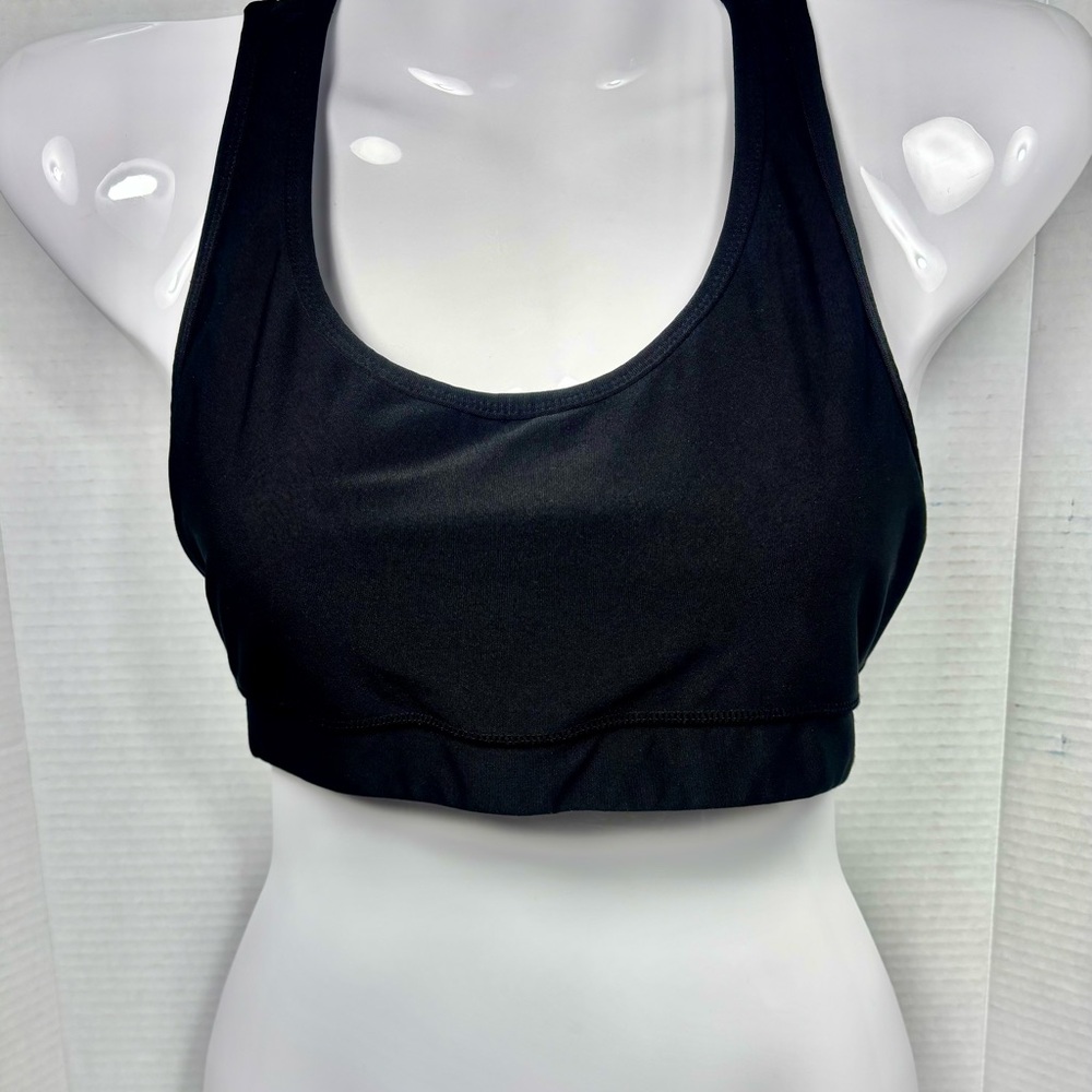 90 Degree By Reflex Classic Black Sports Bra Size L